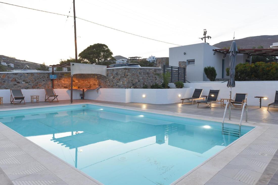 Flora'S Beach And Pool Villa In Syros Liaropa Экстерьер фото
