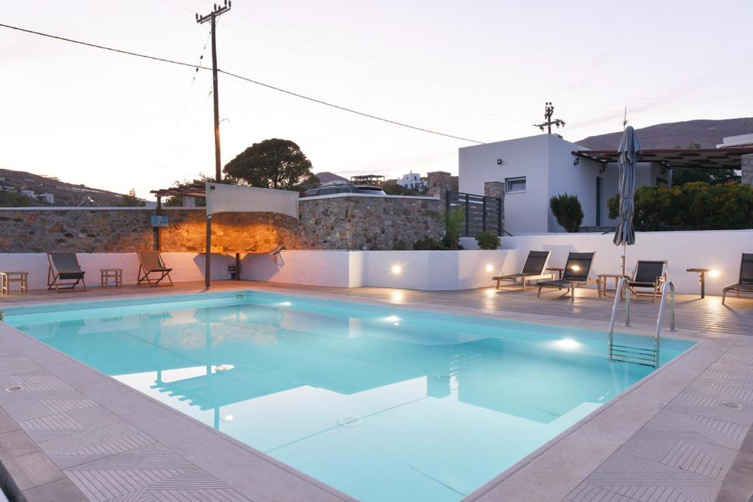 Flora'S Beach And Pool Villa In Syros Liaropa Экстерьер фото